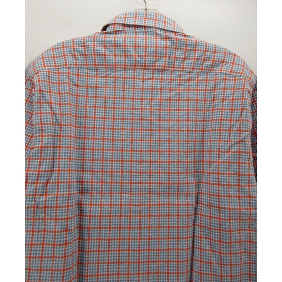 NEW Twillory Shirt Medium Untuckable Linen Blend Plaid Tailored Fit M - Picture 9 of 13